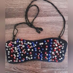 Rhinestone Bikini Top